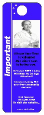Door Hanger for Living Will